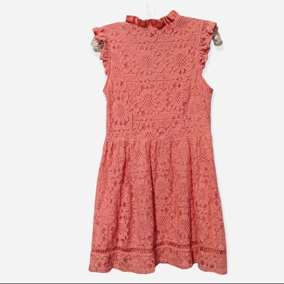 Disney Beauty and the Best junior’s Ruffle Mockneck lace Dress Size:M - Picture 3 of 11